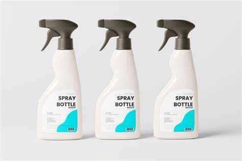 Premium Photo Psd Realistic Spray Bottle Mockup