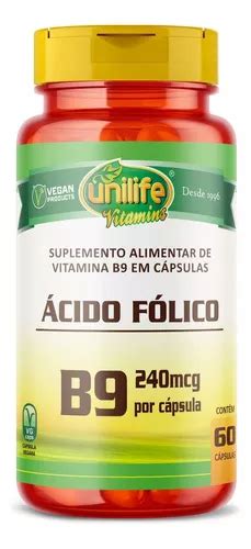 Vitamina B Cido F Lico C Psulas Mg Unilife Cuotas Sin Inter S