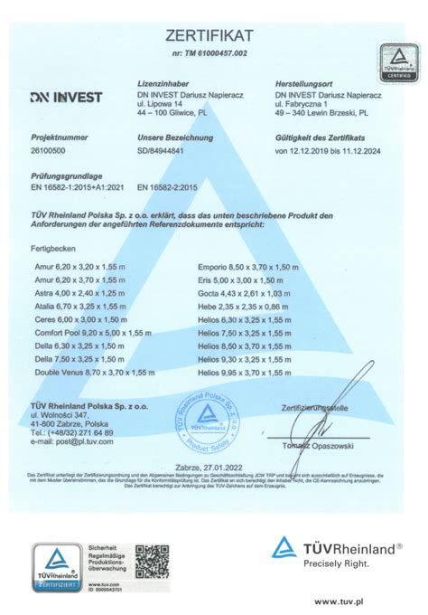 TÜv Rheinland Gfkpool24de