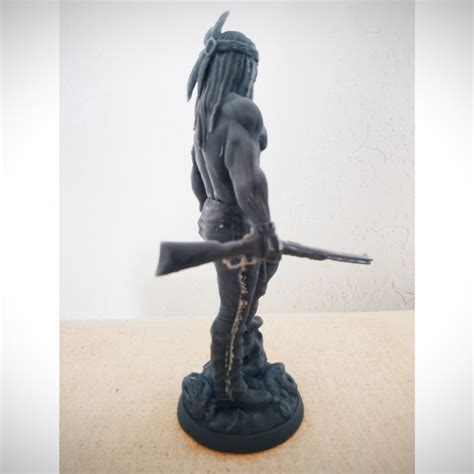 3D Printable Elite Native American Warrior By Rudolf Arendt