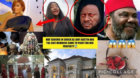 May Edochie In Shock As Judy Austin And Yul Cult Members Came To Fight