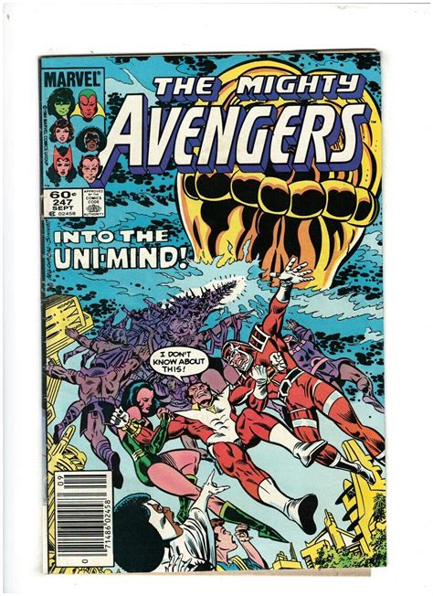 Avengers 247 Gd Vg 3 0 Newsstand Marvel 1984 She Hulk And Starfox