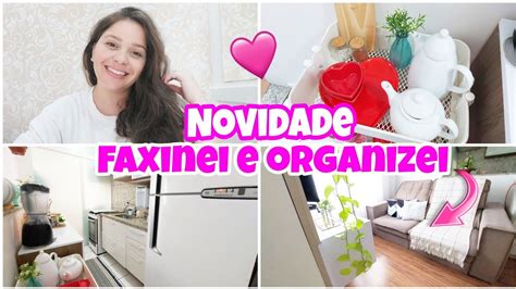 Faxina Completa Em Hora Decorei O Lar Uma Super Novidade Youtube