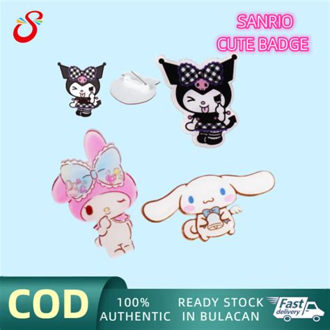 Sanrio Lapel Pins Badges Brooch Cute Japanese Badge Cartoon Pin Summer