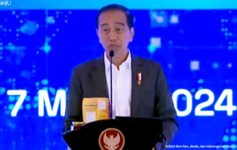 Presiden Jokowi Buka Bri Microfinance Outlook Tekankan Pentingnya