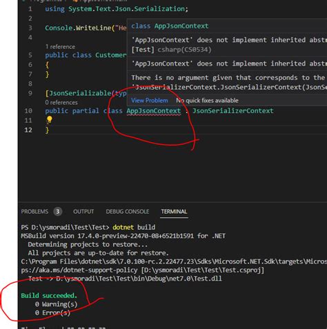 System Text Json Source Generator Doesn T With Visual Studio 17 3