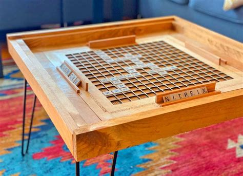 This Wooden Scrabble Coffee Table Is The Ultimate Furniture Piece For ...