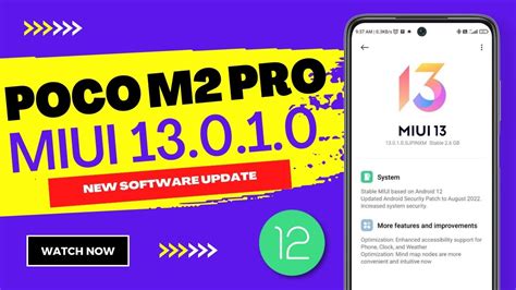 Poco M2 Pro Miui 13 0 1 0 With Android 12 New Update Poco M2 Pro New