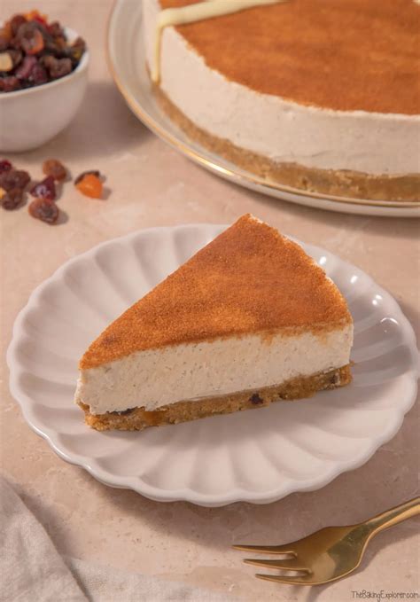 Hot Cross Bun Cheesecake No Bake The Baking Explorer