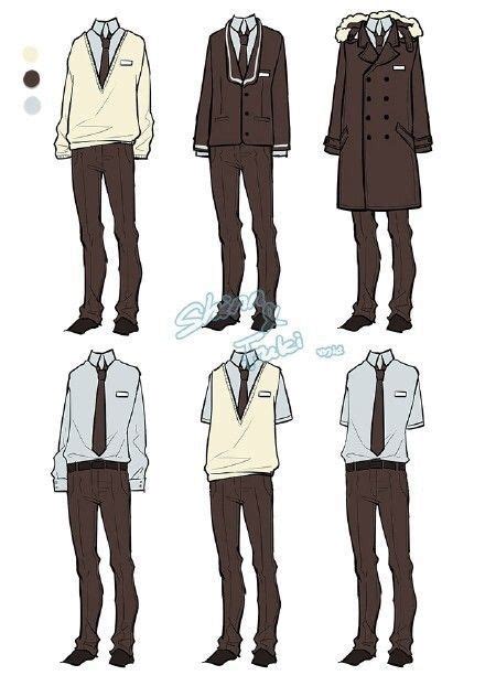 Uniform Anime Boy Clothes Drawing All Tutorials Feature Original Art As