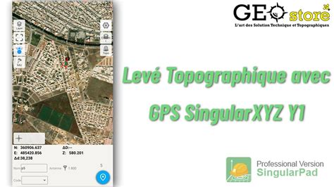 Lev Topographique Avec La Gps Singularxyz Y Et Sr Youtube