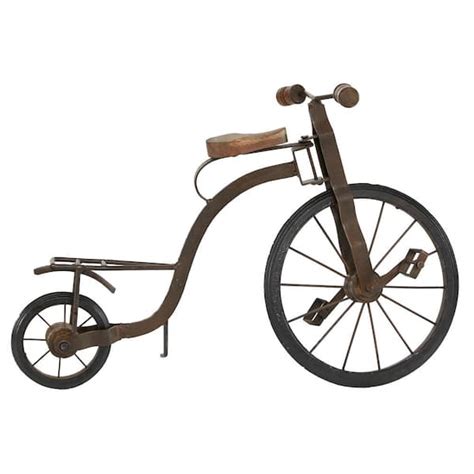 Reviews For Litton Lane In X In Brown Metal Bike Sculpture Pg