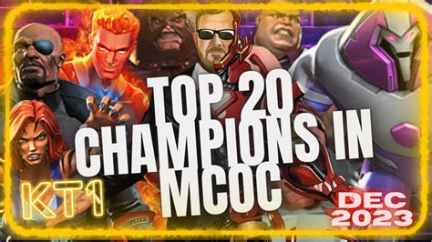 Top 20 Best Champions In Mcoc Right Now Pt22 Spots 10 1 Mcoc Ranking Series Dec 2023