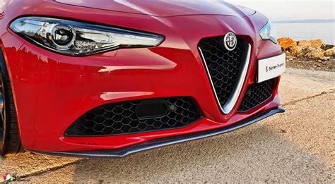 Carbon Front Lip Alfa Romeo Giulia Super Stile Italia