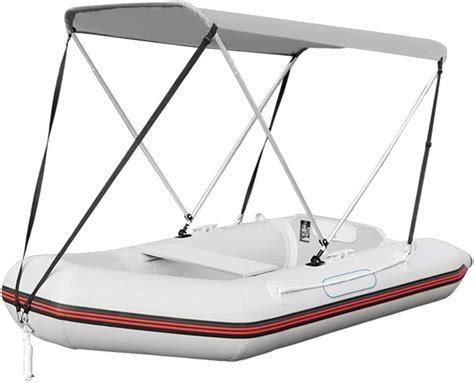 Nisorpa Boat Bimini Top 4 Bow Bimini Top Covers Waterproof Boat Canopy Sun Shade Bimini