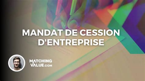 Plan De Cession Dentreprise Matching Value