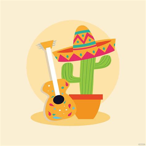 Happy Mexican Independence Day Clip Art In Psd Illustrator Svg  Eps Png Download