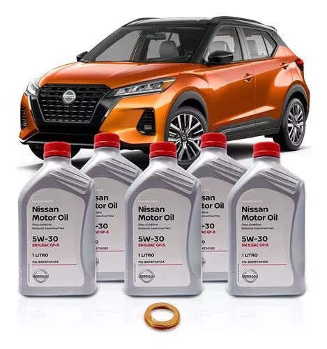 Kit Revisão Troca De Oleo 5w30 Nissan Kicks 1 6 2021 Diante