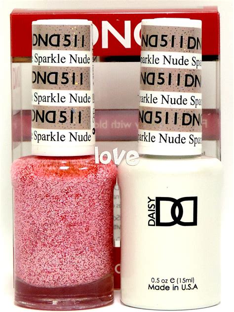 DND Daisy Gel Polish Soak Off Fl Oz LED UV Duo DND Nude Sparkle