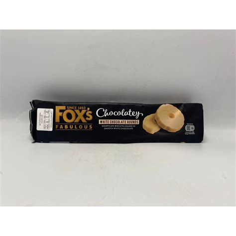 Fox S Chocolate White Chocolate Rounds 130g Shopee Thailand