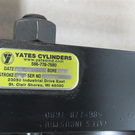 Yates Double Acting Pneumatic Tierod Cylinder 10 Bore 30 Stroke 2