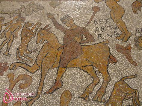 Otranto Particolare Del Mosaico Pavimentale Della Cattedrale