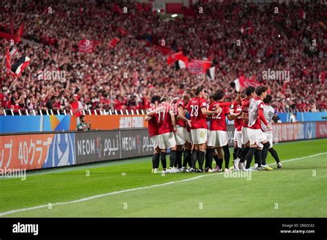 Saitama Th May Players Of Urawa Reds Celebrate After The Final