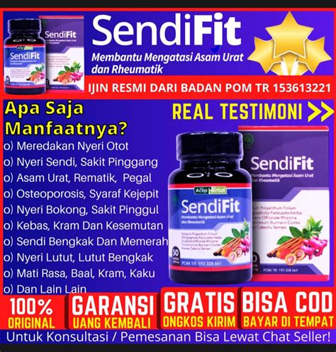 Bayar Di Tempat Sendifit Kapsul Acep Herbal Untuk Obat Sakit Pinggang