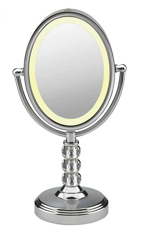 Conair Oval Shaped Double Sided Lighted Makeup Mirror Saubhaya Makeup