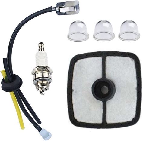 AISEN Air Filter Fuel Line Kit Primer Bulb Spak Plug For 90104 Repower