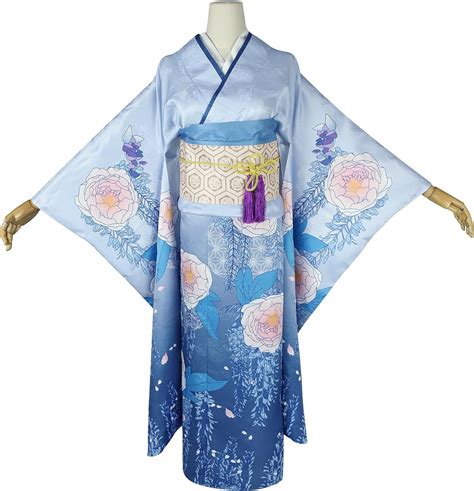 Amazon Zbqygo Anime Miyo Saimori Cosplay Costume Women Kimono