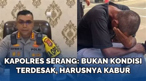 Sosok Kombes Sofwan Kapolres Serang Tetapkan Peternak Lawan Pencuri