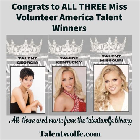 Talent Winners at Volunteer America - Talent Wolfe