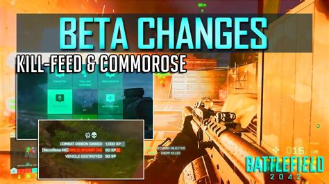 Battlefield 2042 New Kill Feed Commorose And Loadout Details Youtube