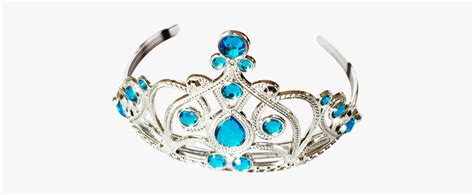 Blue And Silver Princess Crown - Tiara, HD Png Download , Transparent Png Image - PNGitem