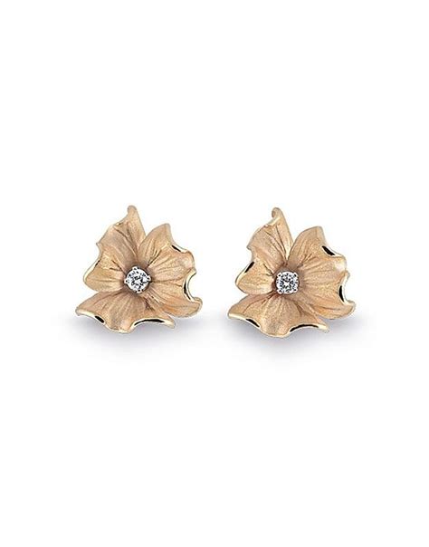 Fancy Earrings Flower Earrings Stud Earrings Gold Jewelry Outfits