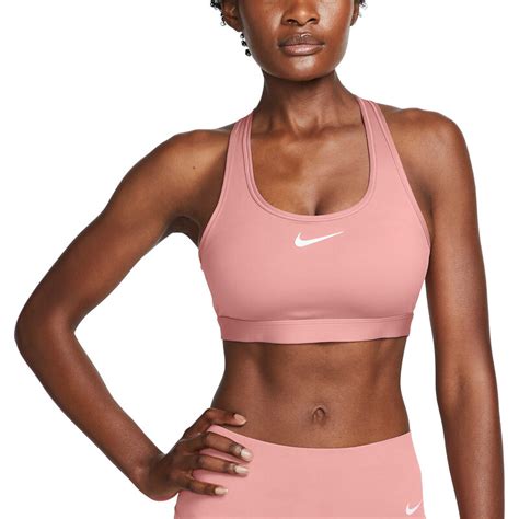 Nike W Nk Swsh Med Spt Bra Melltart Glami Hu