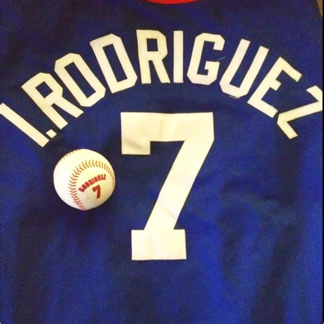 Ivan Pudge Rodriguez Texas Rangers Thanks For The Memories Texas