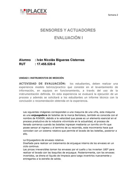 Evaluacion 1 Sensores Y Actuadores Ivan Bigueras SENSORES Y