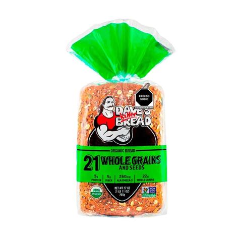 Pan Dave s Killer Bread orgánico de 21 granos 765 g Walmart