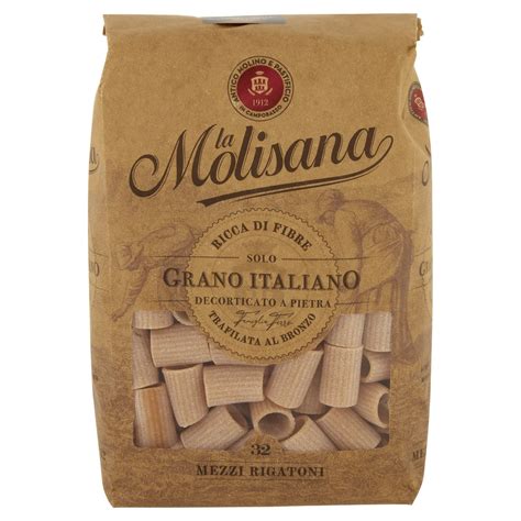 La Molisana Mezz Rigatoni N°32 Whole Whole Pasta Gr500