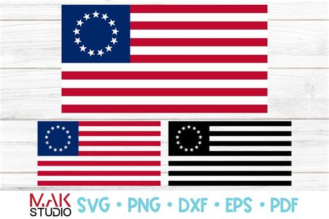 Betsy Ross Flag Svg Betsy Ross Flag Png Betsy Ross Flag Image Etsy