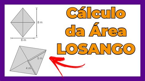 Rea De Figuras Planas Como Calcular Rea Do Losango Resolu O De