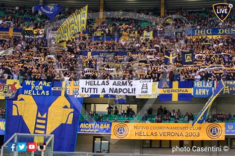 Napoli Hellas Verona già venduti più di 300 biglietti del Settore