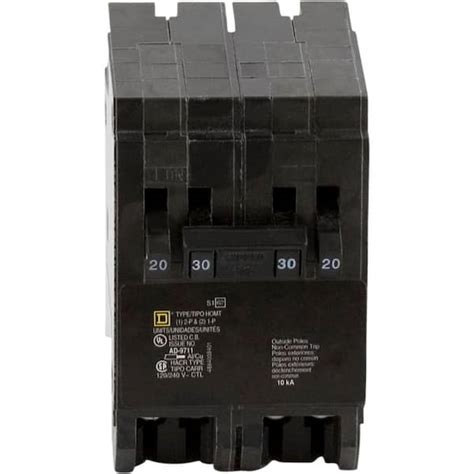 Square D Quad Tandem 2 Pole 30 Amp Breaker Outlet Online