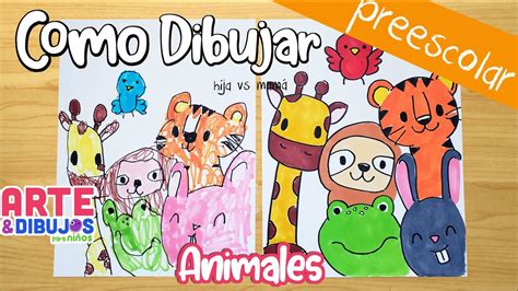 Como dibujar ANIMALES Arte y Dibujos para Niños