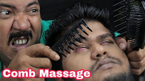 Comb Massage Tingles By Asim Barber Asmr Head Massage And Neck