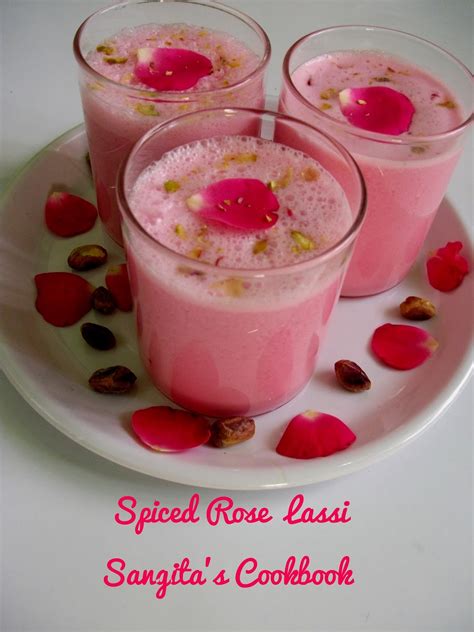 Sangita S Cookbook Spiced Rose Lassi