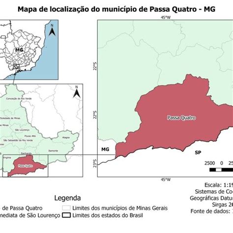 Localiza O Do Munic Pio De Extrema Mg Fonte Malha Estadual E