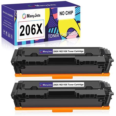 206x W2110x Compatible Black Toner Cartridge Replacement For Hp 206x W2110x 206a W2110a Use With